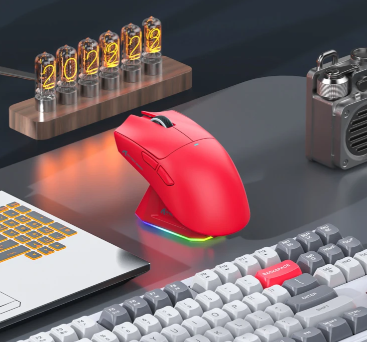 Rato Gaming ATTACK SHARK X11 – Sem Fios, 22.000 DPI, RGB, Base de Carregamento Magnética Rato Gaming ATTACK SHARK X11 – Sem Fios, 22.000 DPI, RGB, Base de Carregamento Magnética